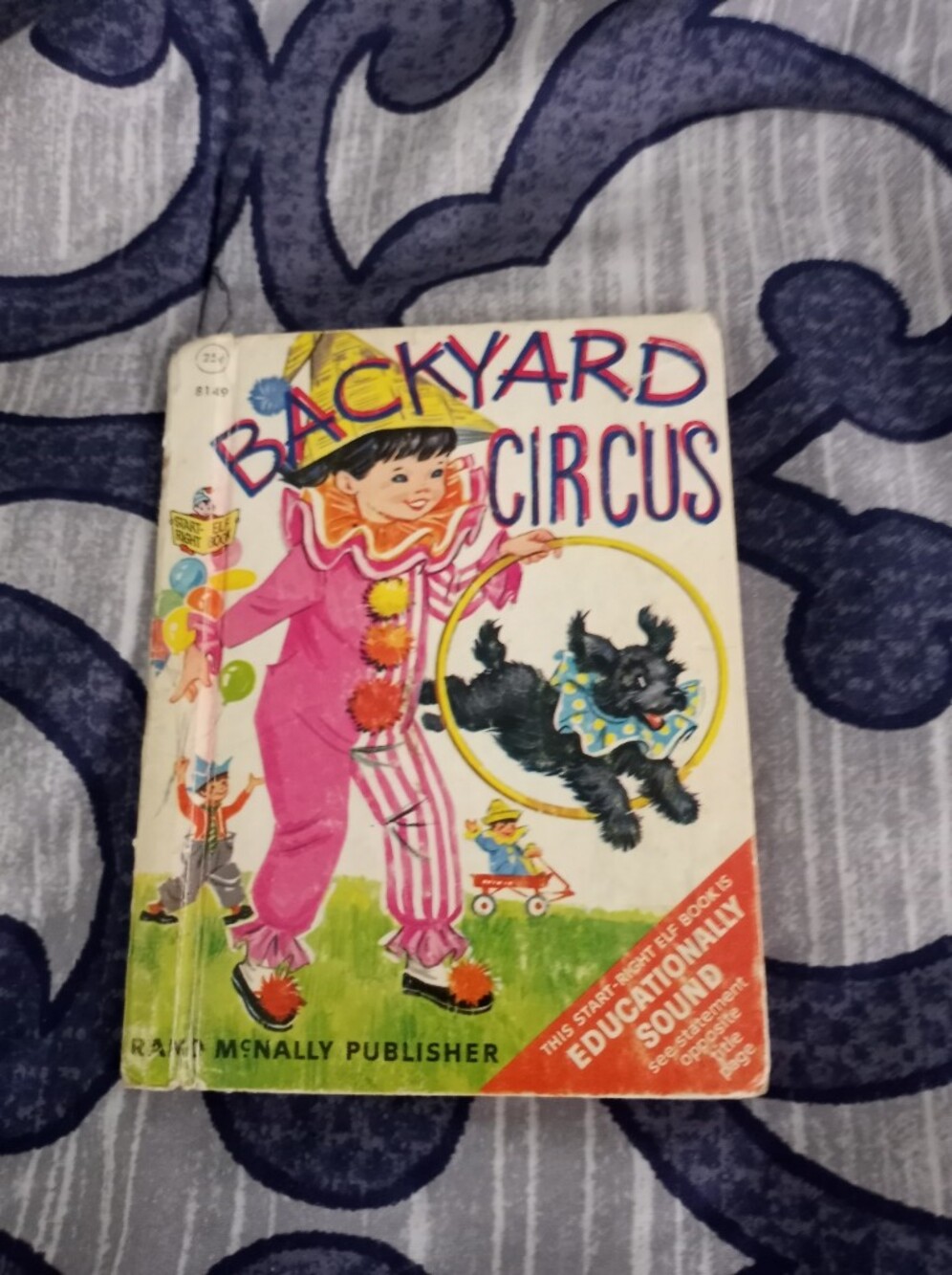 👠Vintage BACKYARD CIRCUS hardcover Book👠